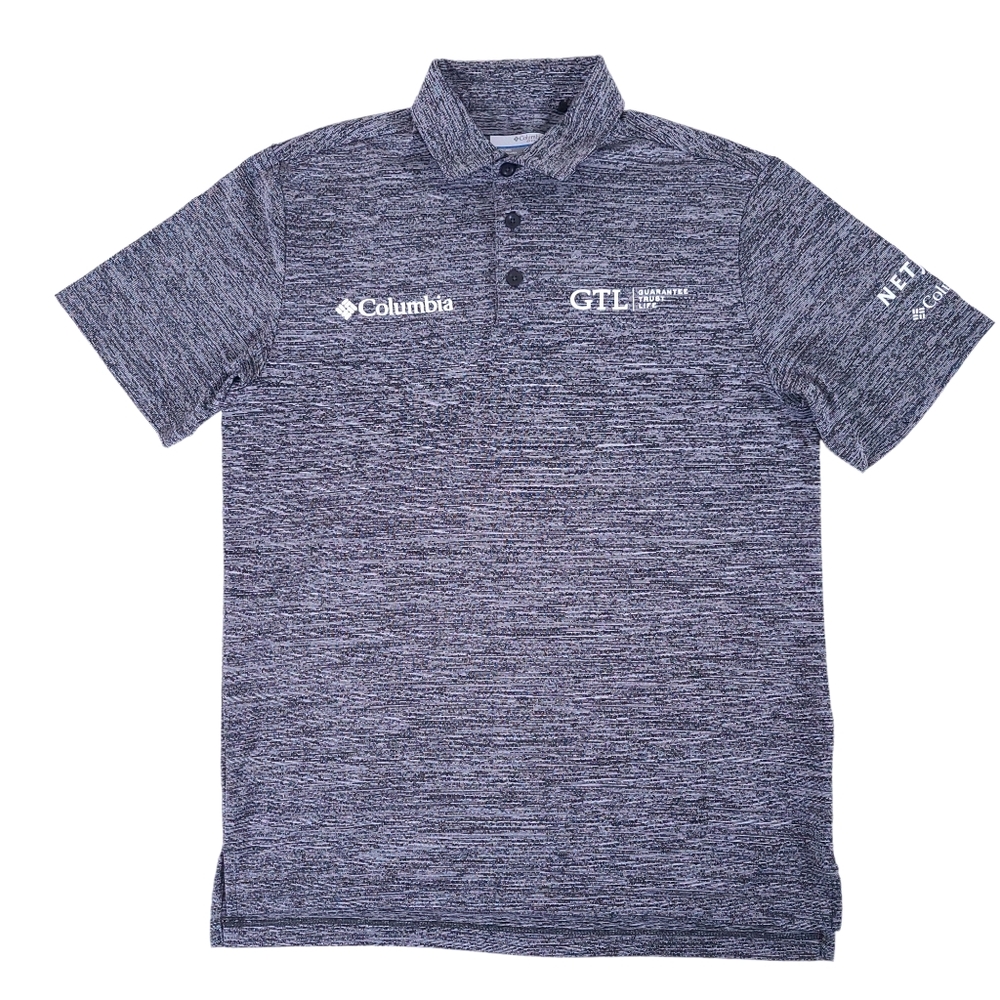 Columbia Golf Tour Series NetJets Polo Shirt Size S Small